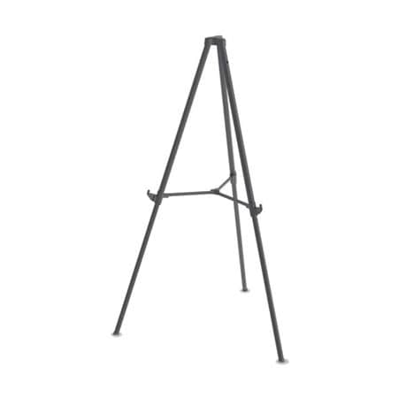 Bi-Silque MasterVisi, Quantum Heavy Duty Display Easel, 35.62in - 61.22inh, Plastic, Black FLX11404